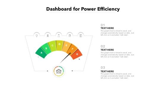 Dashboard For Power Efficiency Ppt PowerPoint Presentation File Outline PDF