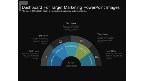 Dashboard For Target Marketing Powerpoint Images
