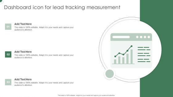 Dashboard Icon For Lead Tracking Measurement Summary PDF