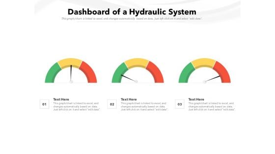 Dashboard Of A Hydraulic System Ppt PowerPoint Presentation Summary Display PDF