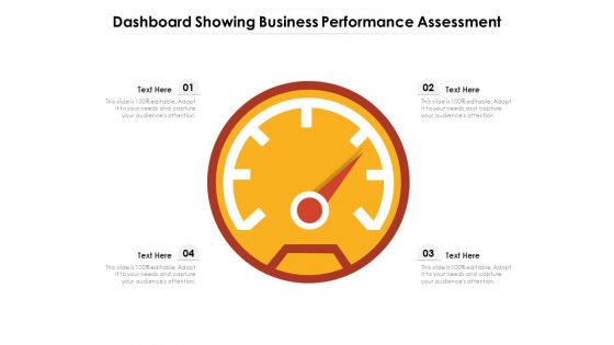 Dashboard Showing Business Performance Assessment Ppt PowerPoint Presentation Portfolio Design Templates PDF