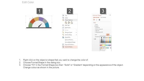 Dashboard With Business Icons Powerpoint Slides