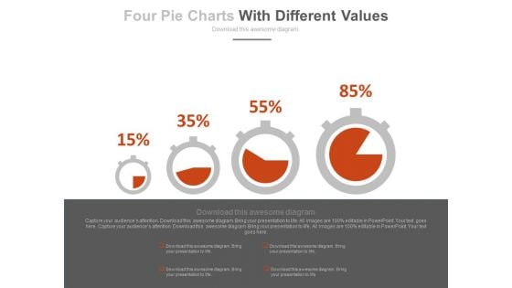 Dashboard With Increasing Values Powerpoint Slides