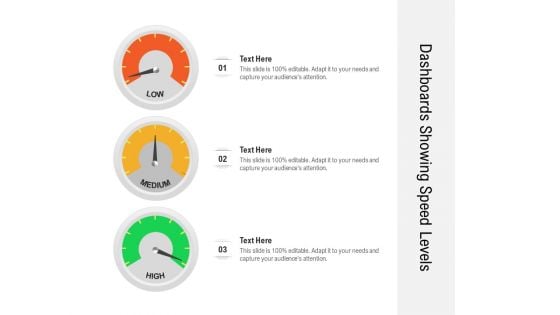 Dashboards Showing Speed Levels Ppt PowerPoint Presentation Styles Graphics Template PDF