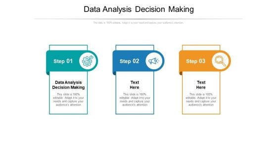 Data Analysis Decision Making Ppt PowerPoint Presentation Outline Designs Cpb Pdf