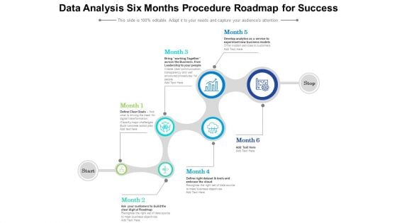 Data Analysis Six Months Procedure Roadmap For Success Ideas