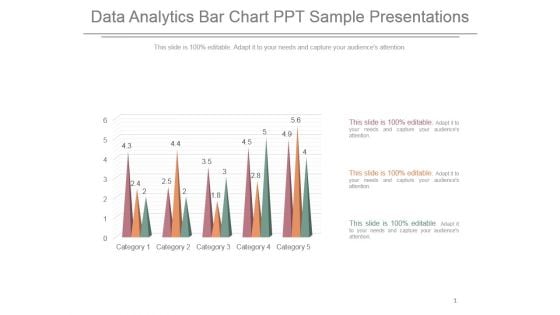 Data Analytics Bar Chart Ppt Sample Presentations
