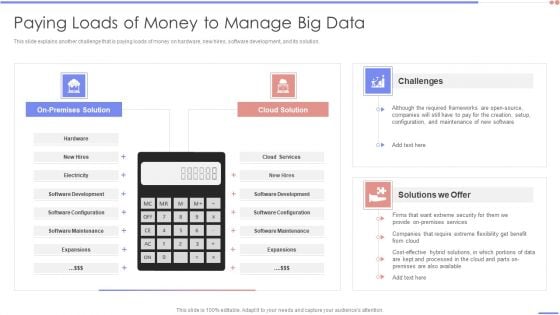 Data Analytics Management Paying Loads Of Money To Manage Big Data Guidelines PDF