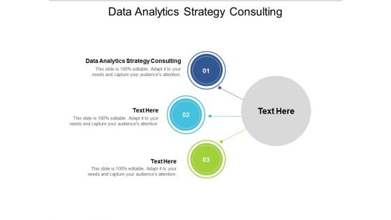 Data Analytics Strategy Consulting Ppt PowerPoint Presentation Outline Professional Cpb