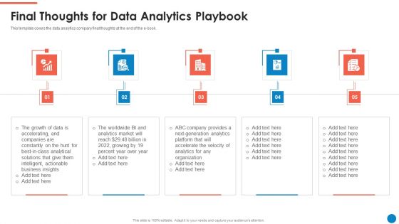 Data And Analytics Playbook Final Thoughts For Data Analytics Playbook Summary PDF Data And Analytics Playbook Final Thoughts For Data Analytics Playbook Summary PDF