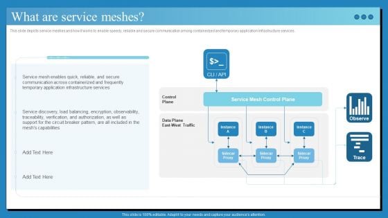 Data Center Infrastructure Technologies What Are Service Meshes Topics PDF