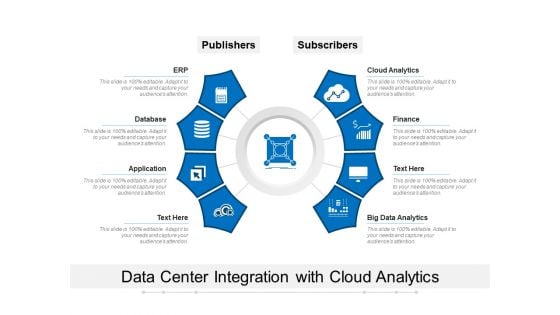 Data Center Integration With Cloud Analytics Ppt PowerPoint Presentation Slides Deck PDF