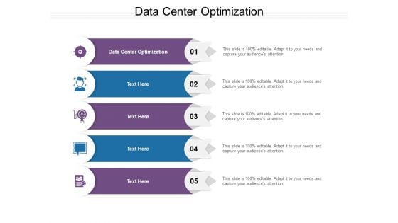 Data Center Optimization Ppt PowerPoint Presentation Ideas Graphics Pictures Cpb Pdf