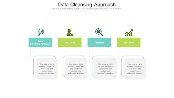 Data Cleansing Approach Ppt PowerPoint Presentation Ideas Elements Cpb Pdf