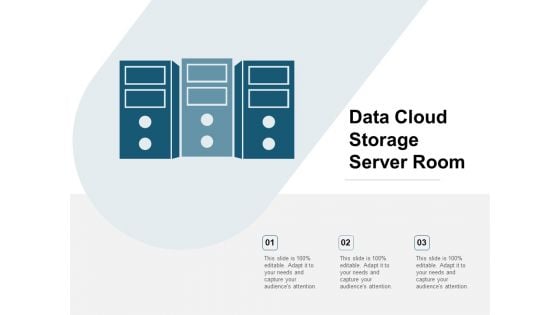 Data Cloud Storage Server Room Ppt Powerpoint Presentation Ideas Example