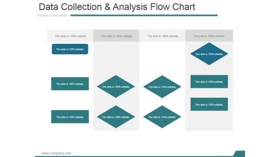 Data Collection And Analysis Flow Chart Template 2 Ppt PowerPoint Presentation Inspiration Layout Ideas