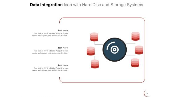 Data Consolidation Icon Integration Gear Storage Ppt PowerPoint Presentation Complete Deck