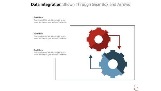 Data Consolidation Icon Integration Gear Storage Ppt PowerPoint Presentation Complete Deck