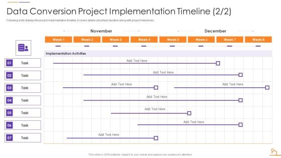 Data Conversion Project Implementation Timeline Agile Techniques For Data Migration Rules PDF Data Conversion Project Implementation Timeline Agile Techniques For Data Migration Rules PDF