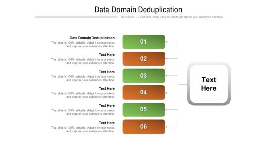 Data Domain Deduplication Ppt PowerPoint Presentation Portfolio Templates Cpb Pdf