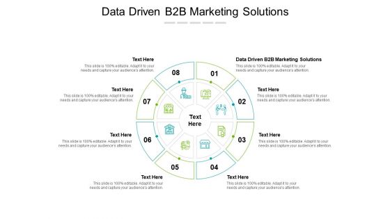 Data Driven B2B Marketing Solutions Ppt PowerPoint Presentation Infographics Deck Cpb Pdf