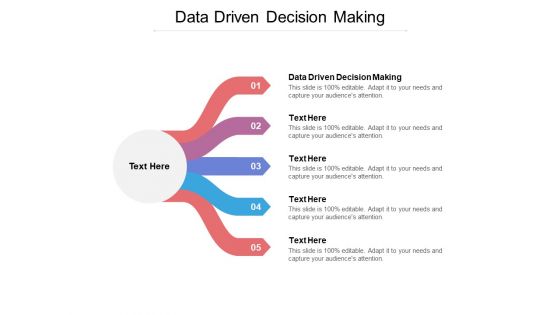 Data Driven Decision Making Ppt PowerPoint Presentation Gallery Graphic Images Cpb Pdf