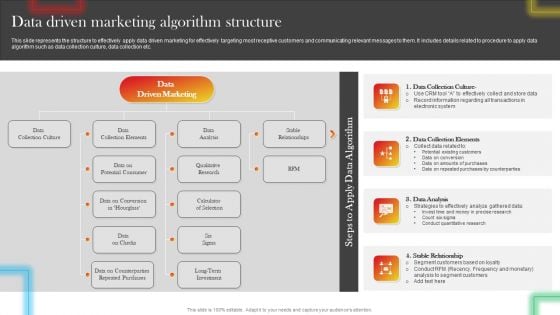 Data Driven Marketing Algorithm Structure Topics PDF