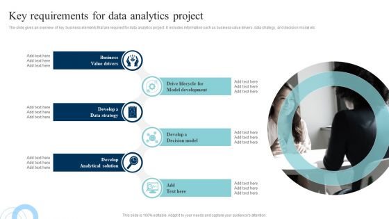 Data Evaluation And Processing Toolkit Key Requirements For Data Analytics Project Themes PDF