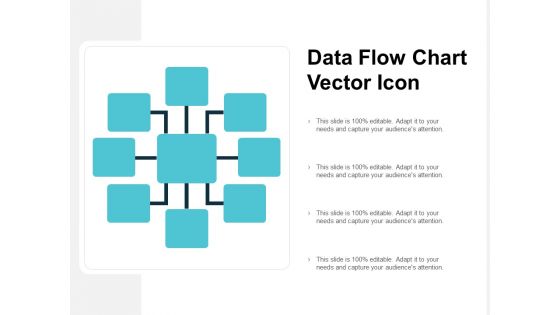 Data Flow Chart Vector Icon Ppt PowerPoint Presentation File Samples