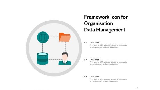 Data Framework Icon Business Process Ppt PowerPoint Presentation Complete Deck