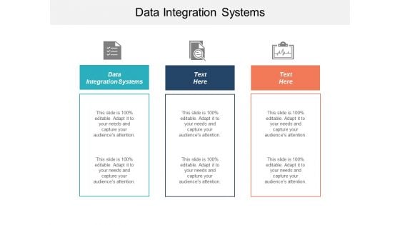 Data Integration Systems Ppt PowerPoint Presentation Outline Gridlines Cpb