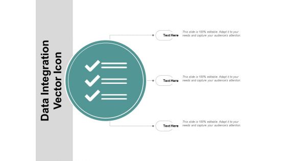 Data Integration Vector Icon Ppt Powerpoint Presentation Slides Maker