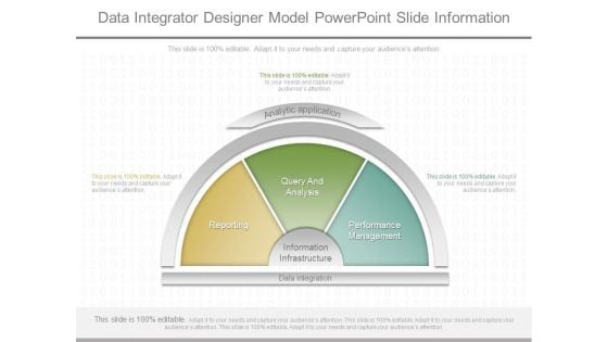 Data Integrator Designer Model Powerpoint Slide Information