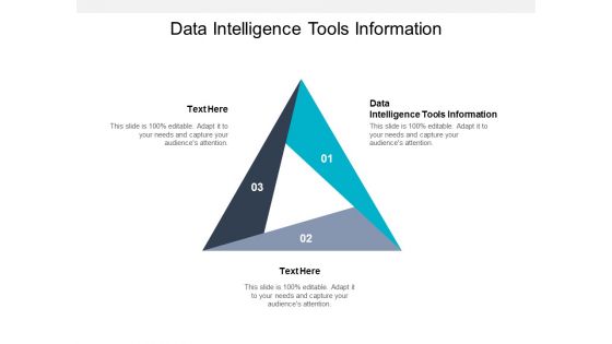 Data Intelligence Tools Information Ppt PowerPoint Presentation Model Cpb