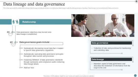 Data Lineage And Data Governance Deploying Data Lineage IT Portrait PDF