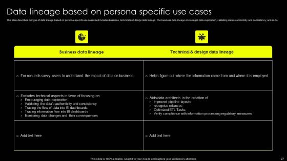 Data Lineage Implementation Ppt PowerPoint Presentation Complete Deck With Slides Slide27