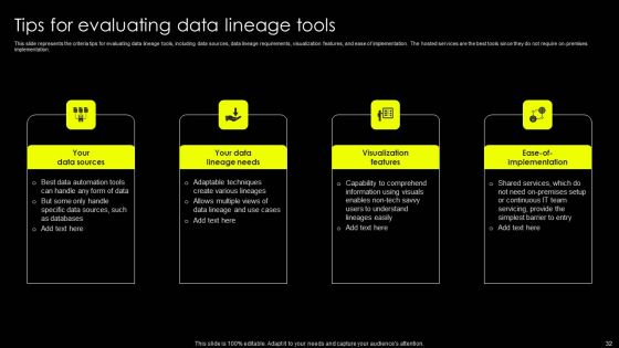 Data Lineage Implementation Ppt PowerPoint Presentation Complete Deck With Slides Slide32