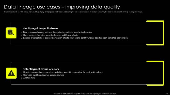 Data Lineage Implementation Ppt PowerPoint Presentation Complete Deck With Slides Slide41