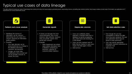 Data Lineage Implementation Ppt PowerPoint Presentation Complete Deck With Slides Slide44