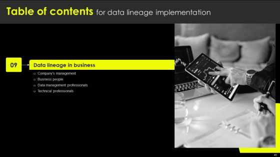 Data Lineage Implementation Ppt PowerPoint Presentation Complete Deck With Slides Slide45