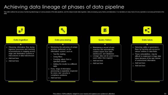 Data Lineage Implementation Ppt PowerPoint Presentation Complete Deck With Slides Slide63
