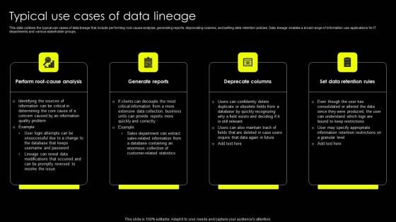 Data Lineage Implementation Typical Use Cases Of Data Lineage Pictures PDF Data Lineage Implementation Typical Use Cases Of Data Lineage Pictures PDF