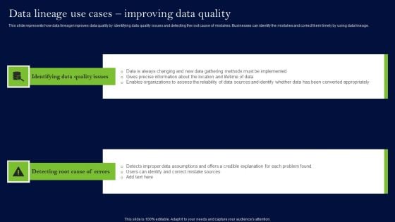 Data Lineage Methods Data Lineage Use Cases Improving Data Quality Designs PDF