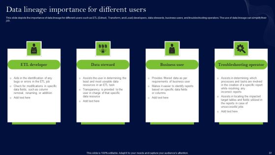 Data Lineage Methods Ppt PowerPoint Presentation Complete Deck With Slides Slide21