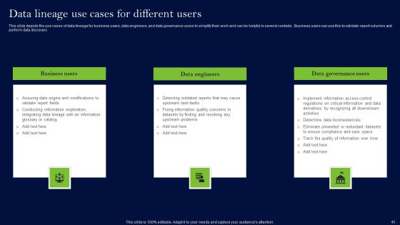 Data Lineage Methods Ppt PowerPoint Presentation Complete Deck With Slides Slide42