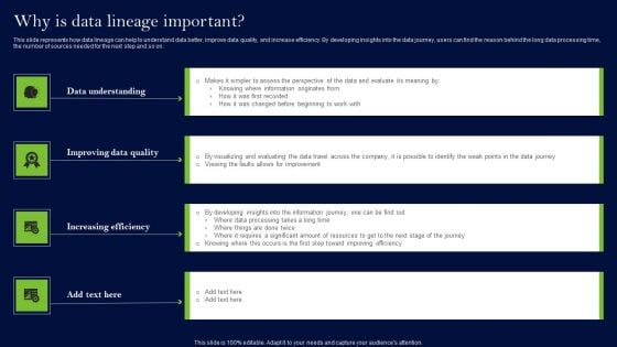 Data Lineage Methods Why Is Data Lineage Important Template PDF