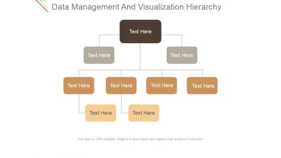 Data Management And Visualization Hierarchy Ppt PowerPoint Presentation Inspiration