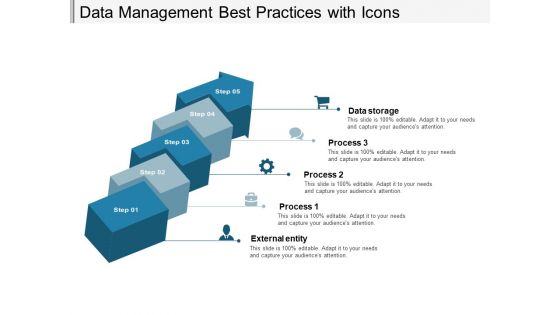 Data Management Best Practices With Icons Ppt PowerPoint Presentation Pictures Guidelines