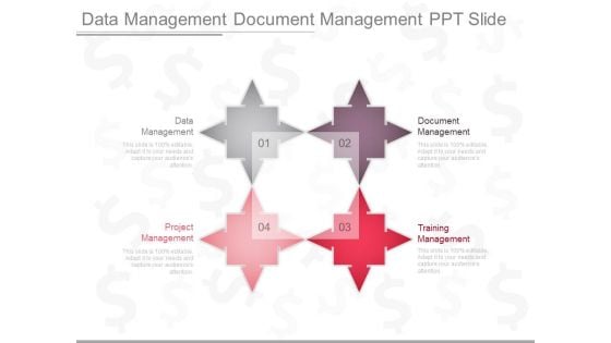 Data Management Document Management Ppt Slide