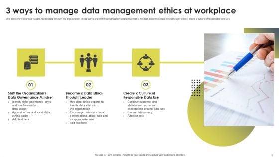 Data Management Ethics Ppt PowerPoint Presentation Complete Deck With Slides